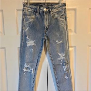 American Eagle Distressed Skinny Jean.